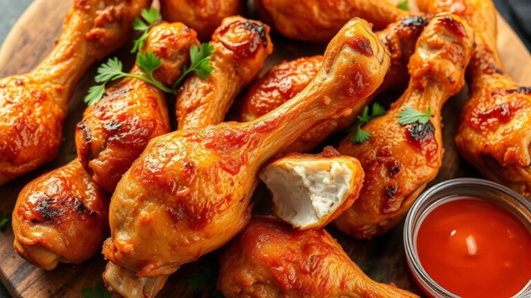 top crispy juicy drumsticks
