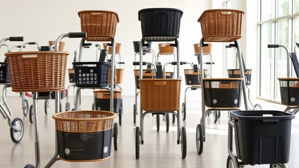 top drive walker baskets