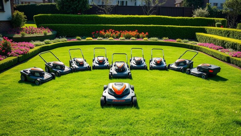 top edging lawn mowers