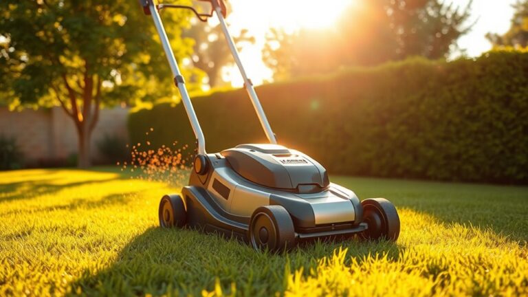 top electric lawn mowers