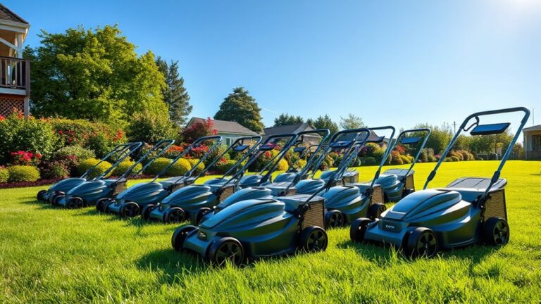 top electric mulching lawn mowers