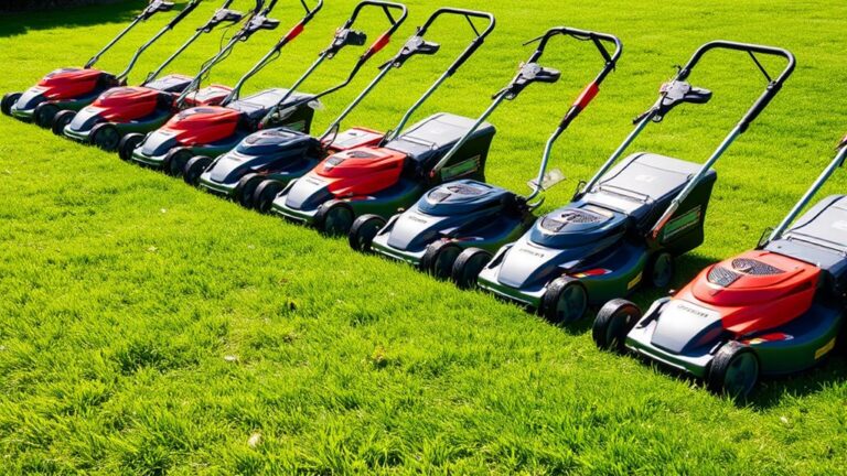top electric start lawn mowers