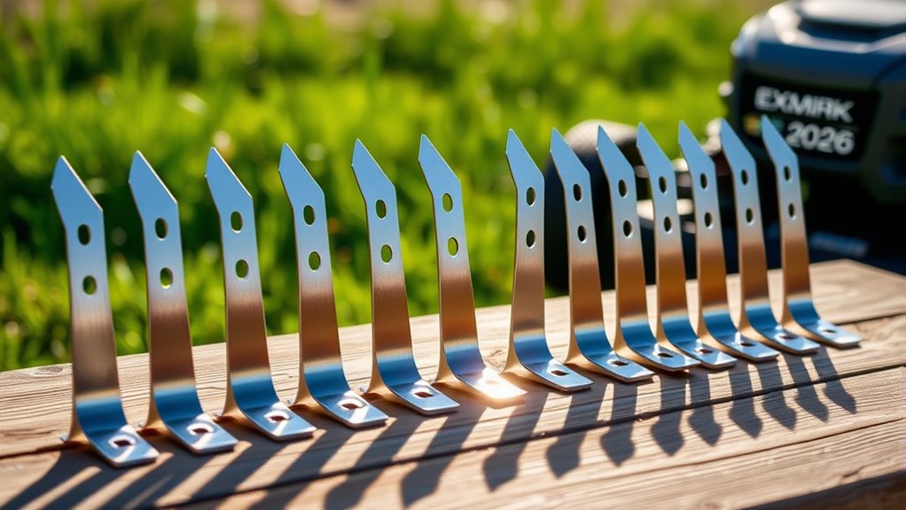 top exmark mower blades
