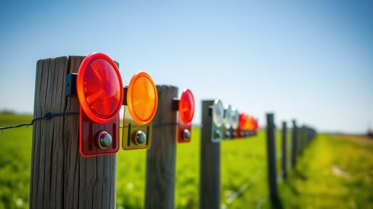 top fence post reflectors