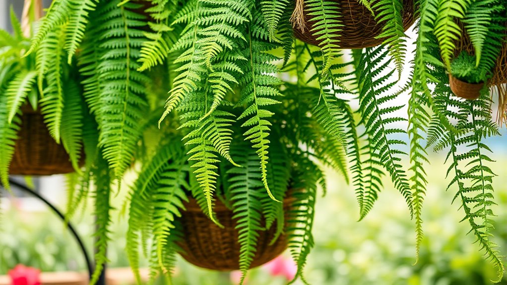 top ferns for hanging baskets