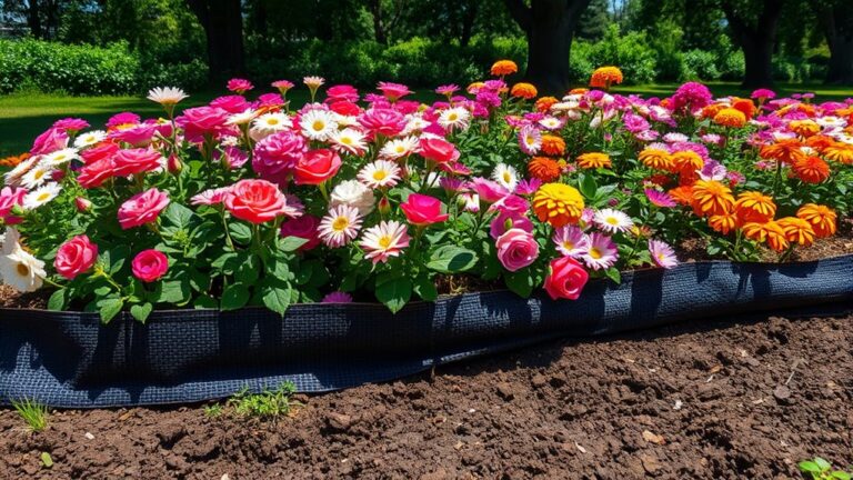 top flower bed weed barriers