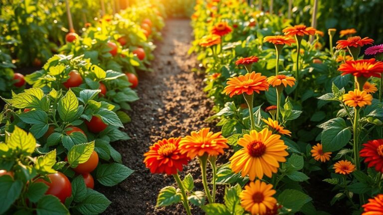 top flowers boosting vegetable growth
