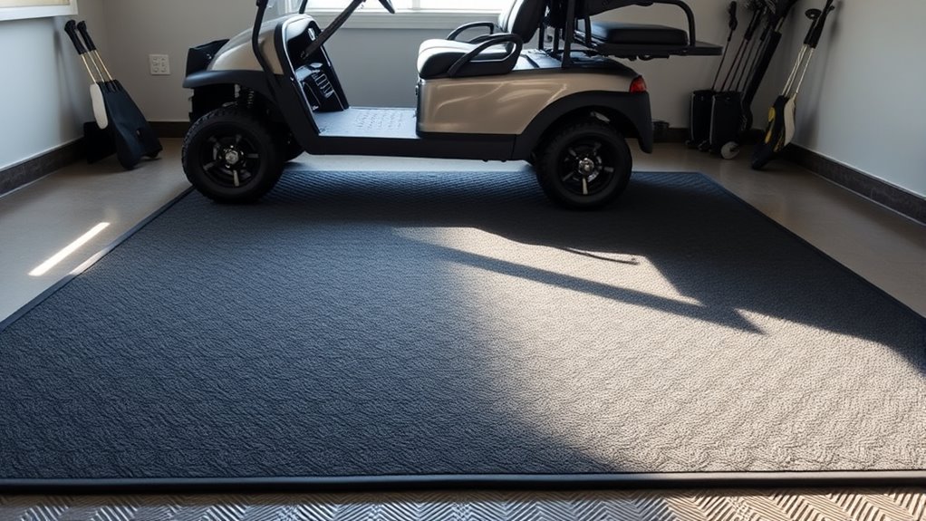 top garage mats for golf carts