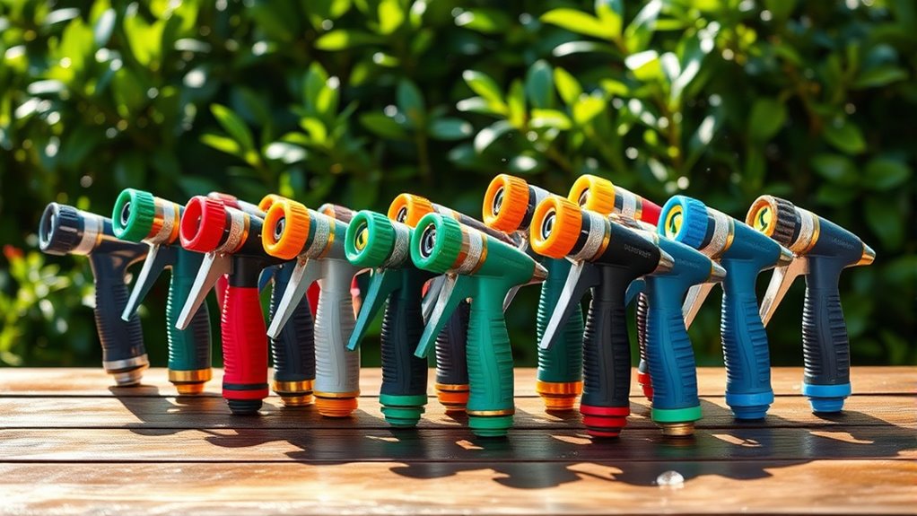 top garden hose sprayer nozzles