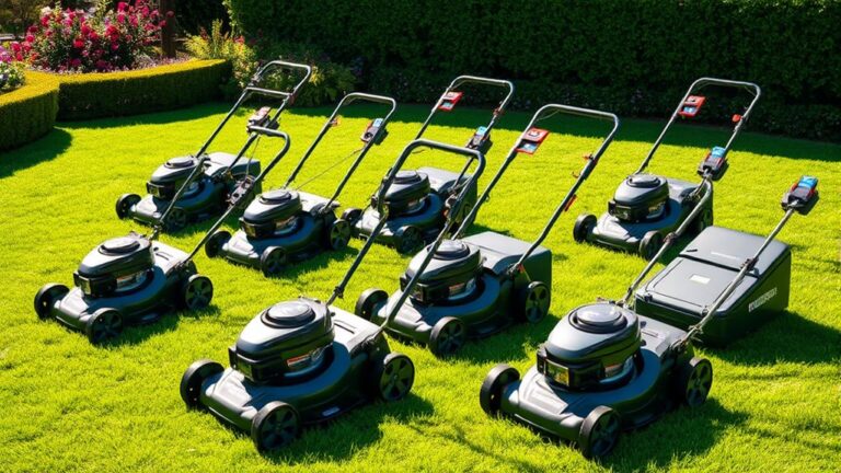 top gas mowers with push start