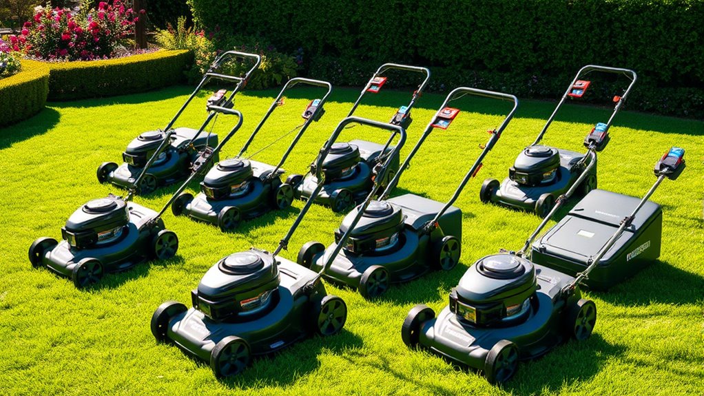 top gas mowers with push start