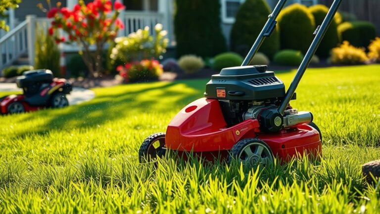 top gas mulching mowers