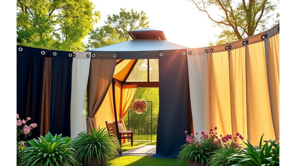 top gazebo canvas side panels
