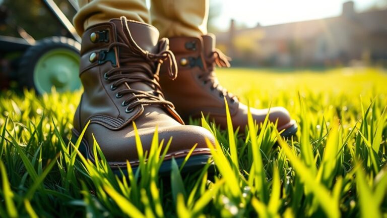 top grass cutting boots