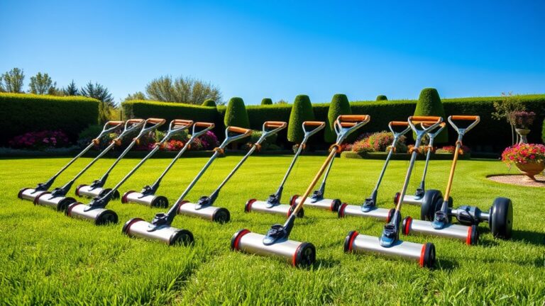 top hand reel lawn mowers