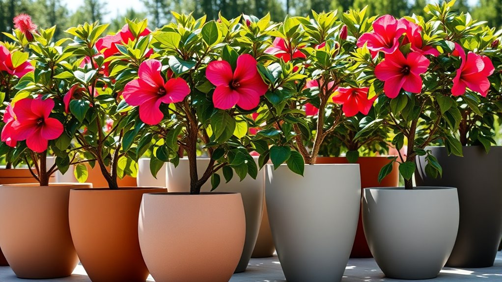 top hibiscus pot selections