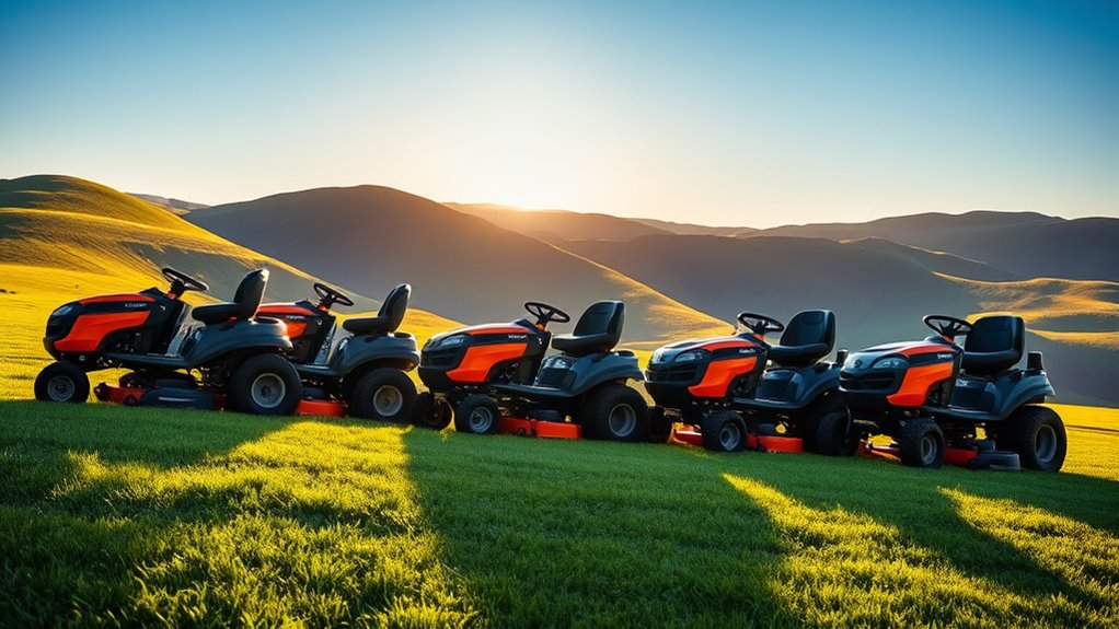 top hill grade husqvarna mowers