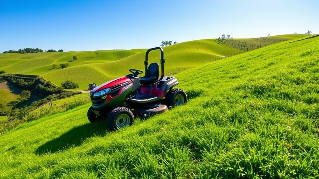 top hill riding mowers
