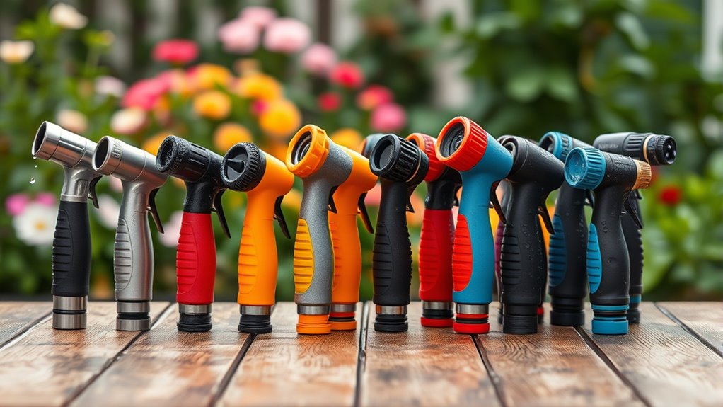 top hose nozzles for low pressure