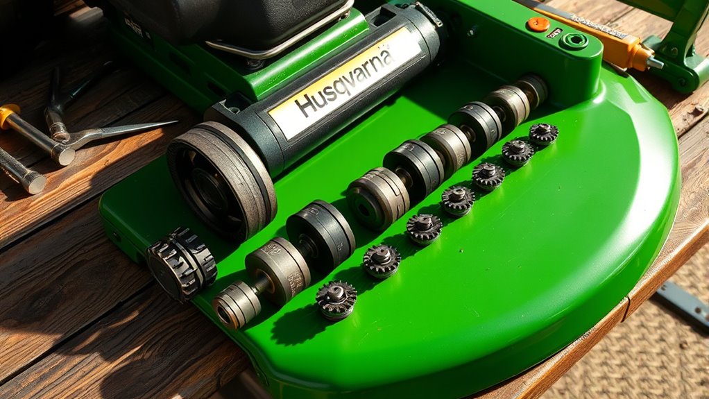 top husqvarna spindle pulleys