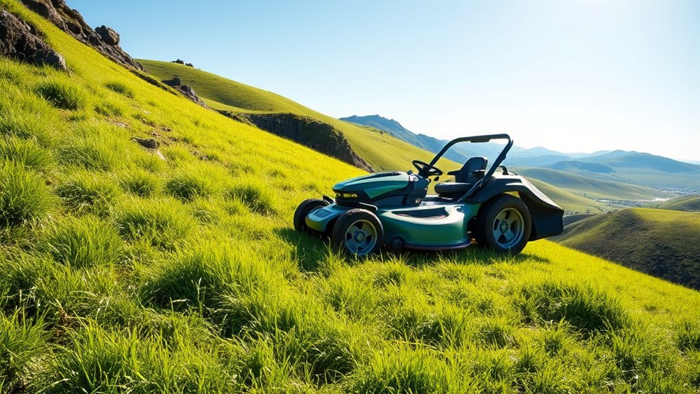 top incline lawn mowers
