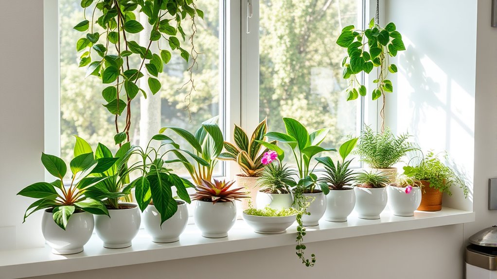 top indoor windowsill plants