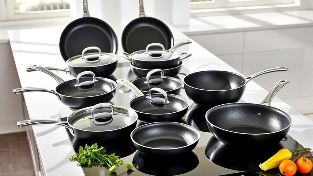 top induction nonstick pans