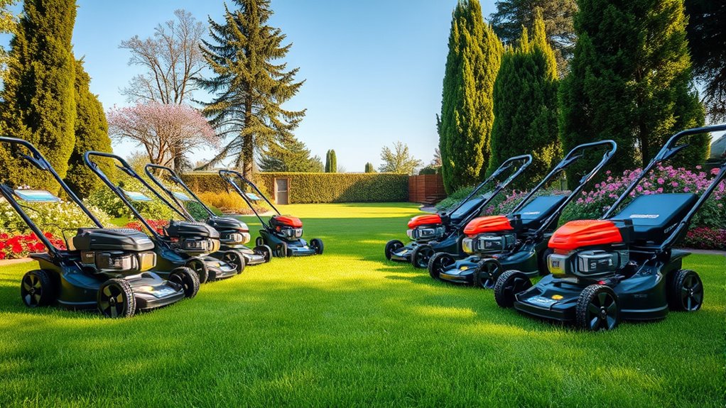 top large petrol lawn mowers