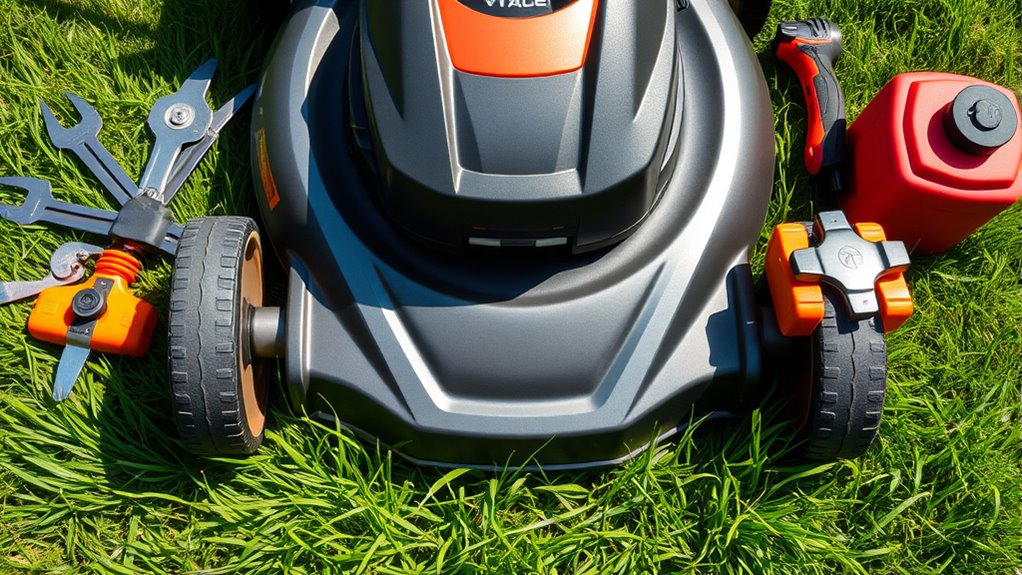 top lawn mower accessories