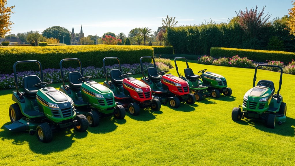 top lawn mowers at lowe s