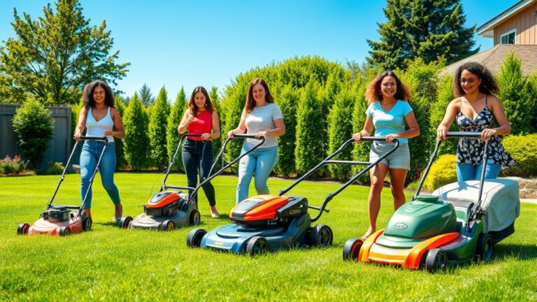 top lawn mowers for women
