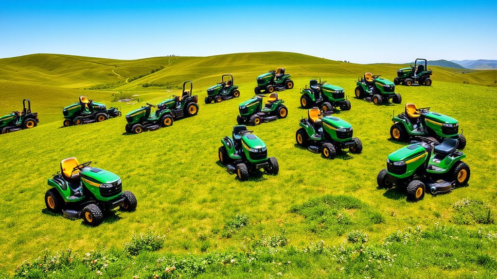 top lawn tractors for hills