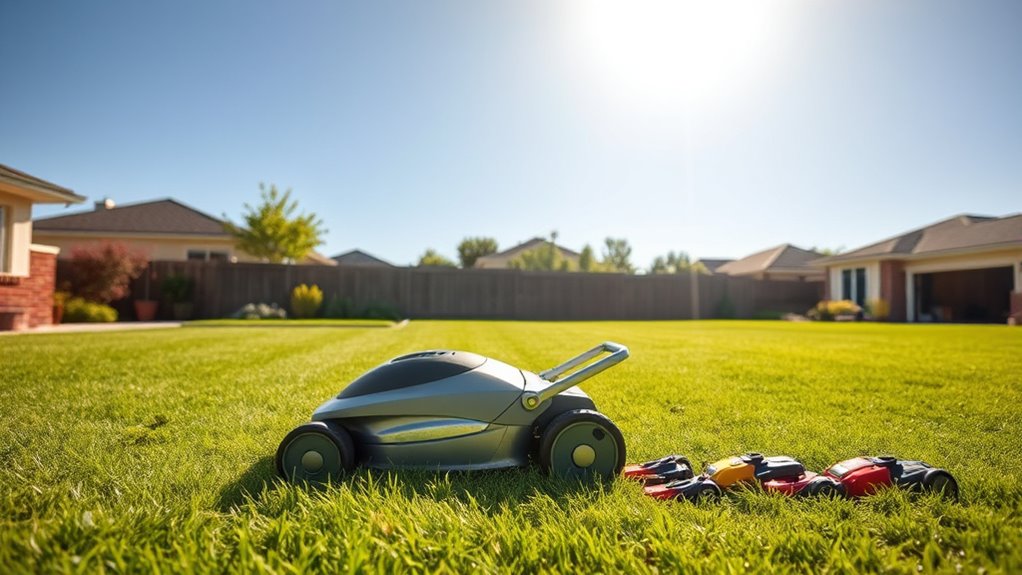 top low maintenance lawn mowers