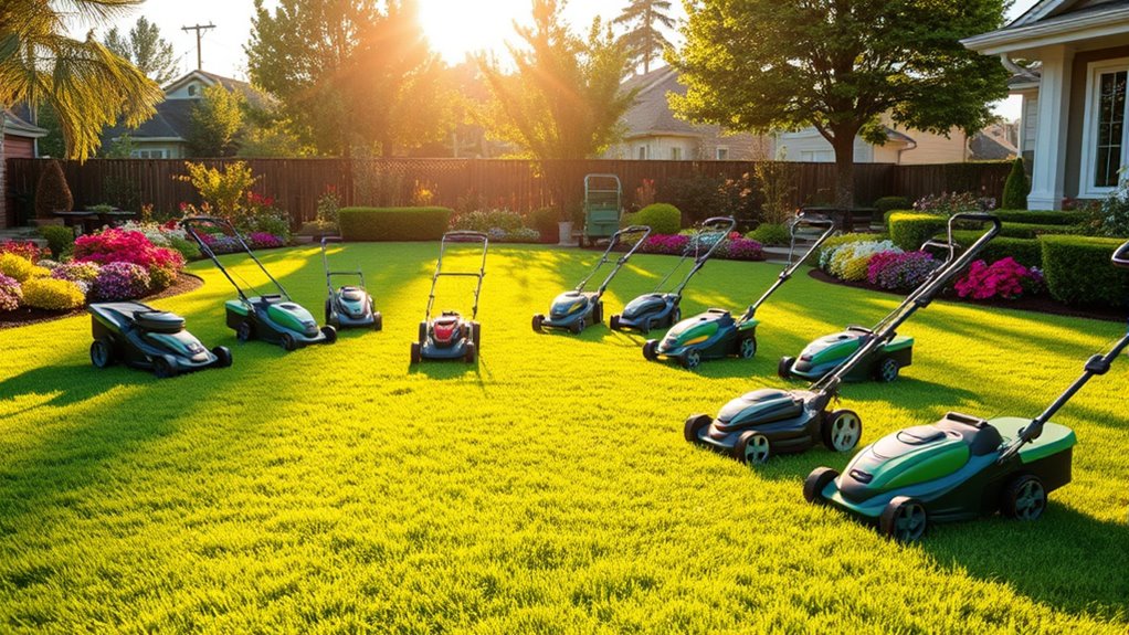 top mulching lawn mowers