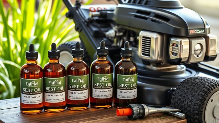 top oils for lawn mowers