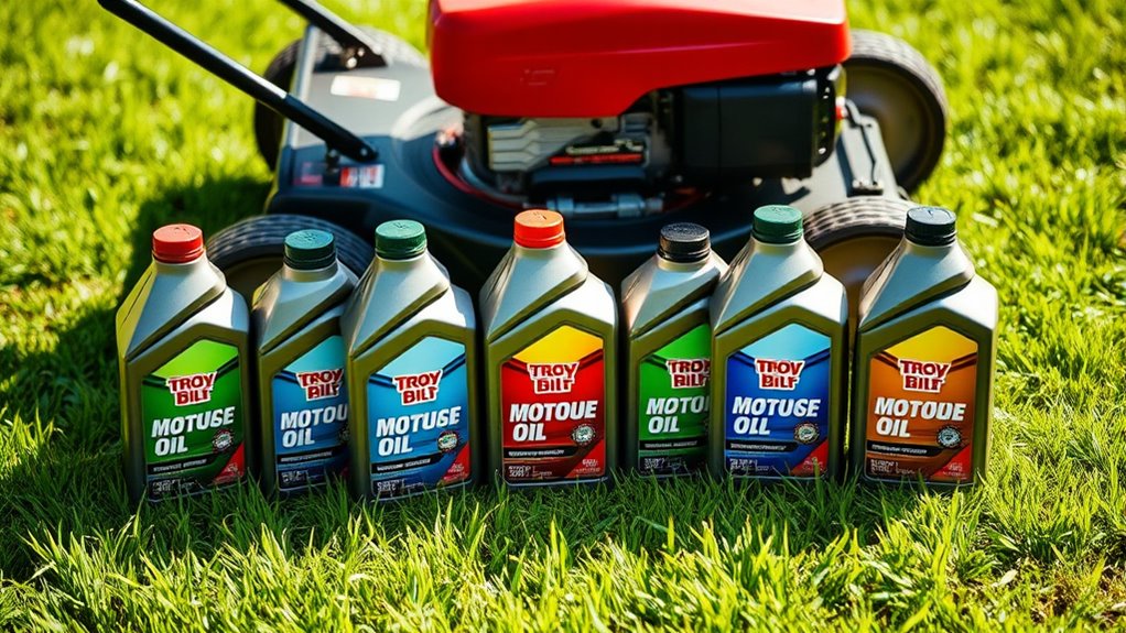top oils for troy bilt mowers