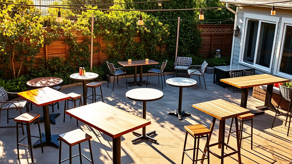 top outdoor bar tables