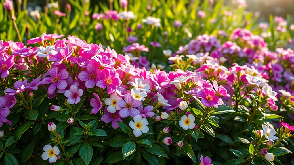 top partial sun flowering shrubs