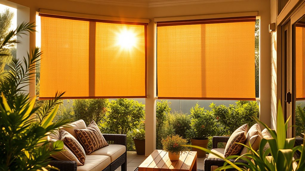 top patio roller shade options