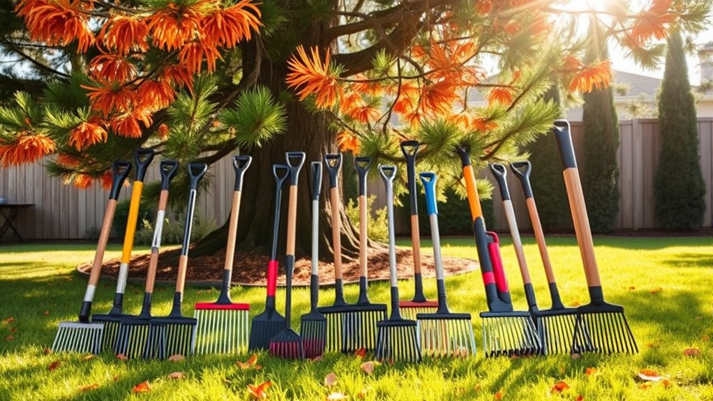 top pine needle rakes