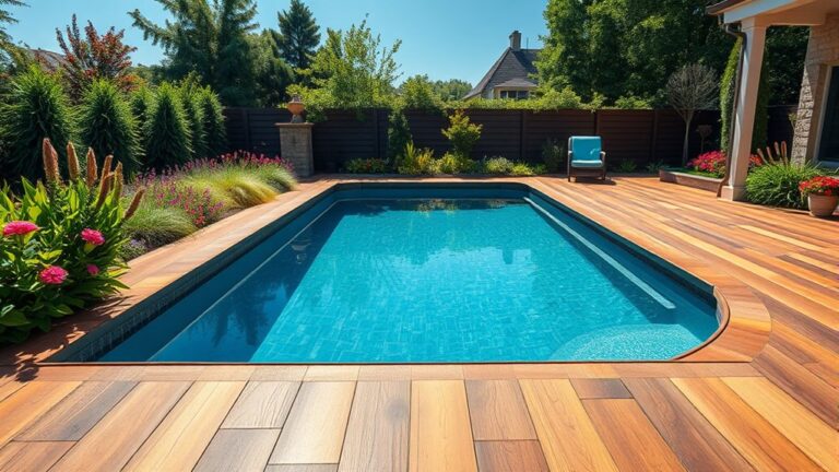 top pool decking options