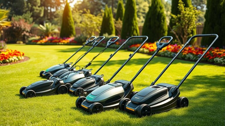 top quiet battery lawnmowers