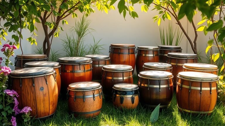 top rain drums garden decor