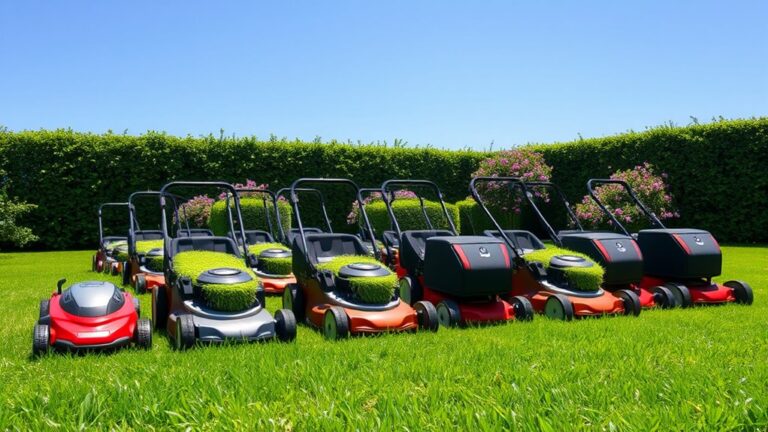 top rear bagging lawn mowers
