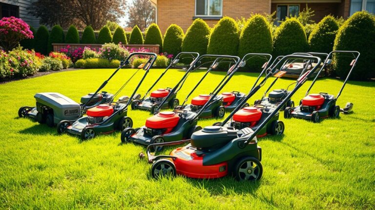 top rear propelled mowers
