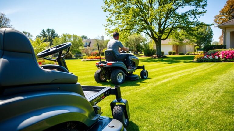 top ride along lawn mowers