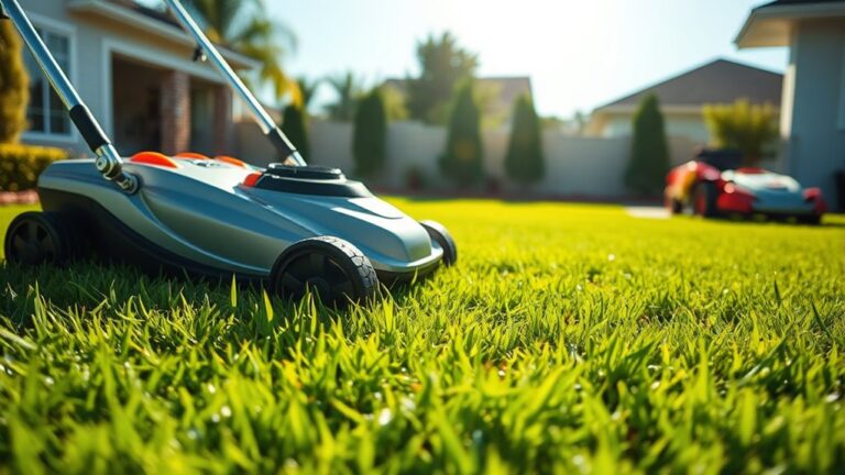 top short grass mowers