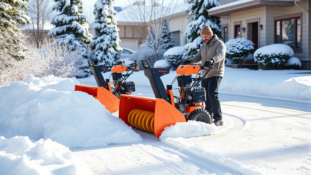 top single stage snow blowers