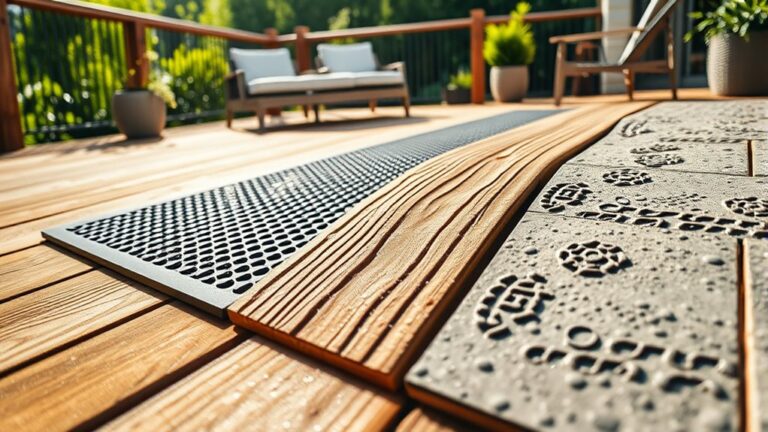 top slip resistant deck surfaces