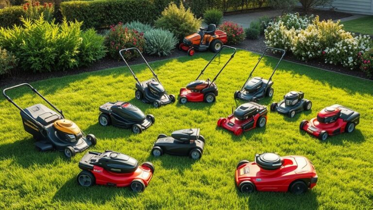 top small lawn mowers